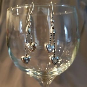 Brighton dangle heart earrings