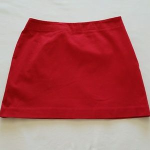 Adorable Red Express Mini Skirt