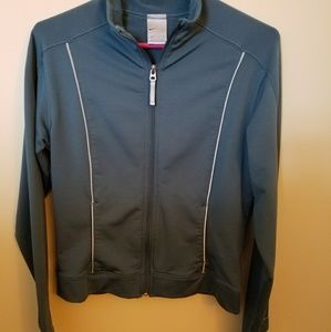 Nike front full zip track mock neck jacket