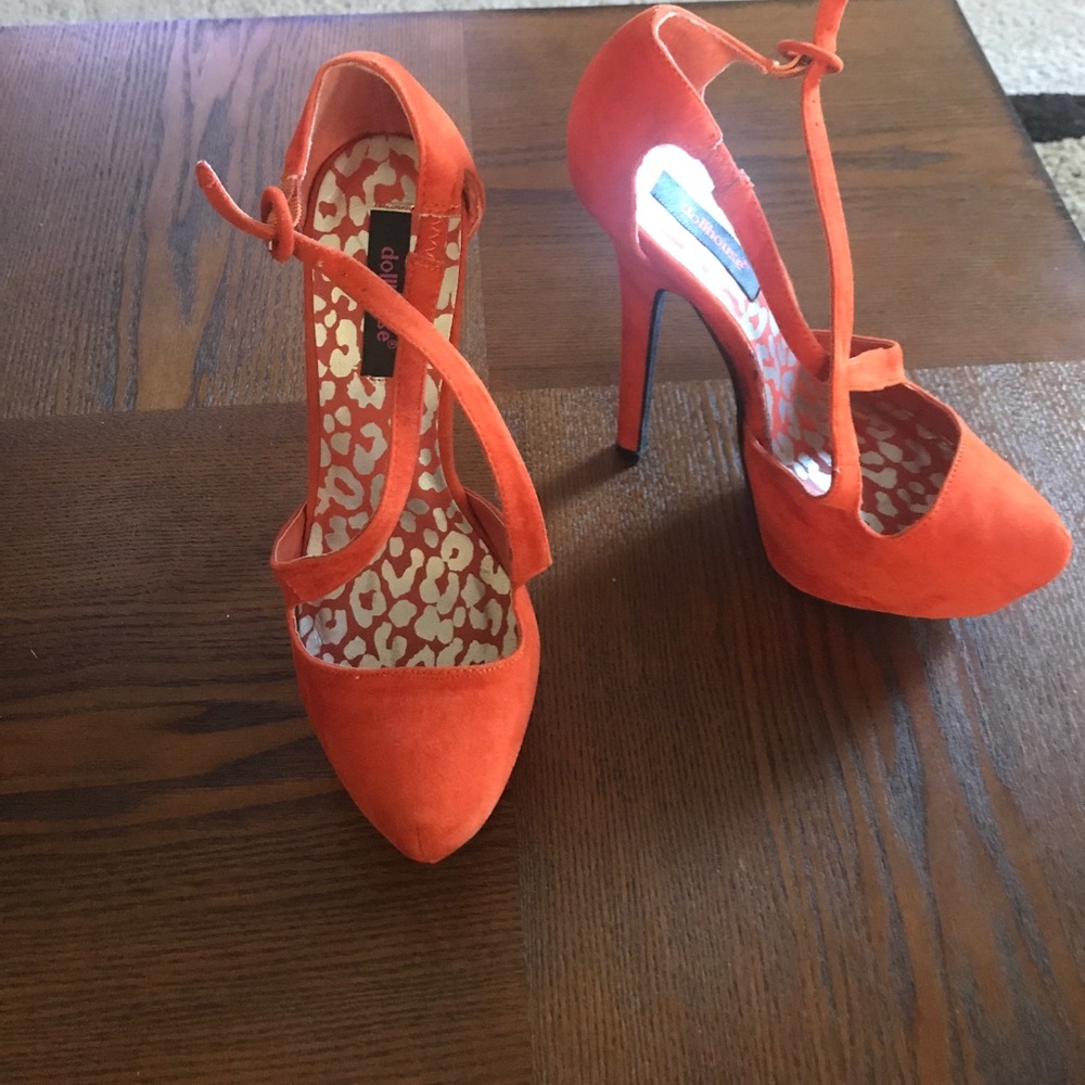 Orange heels