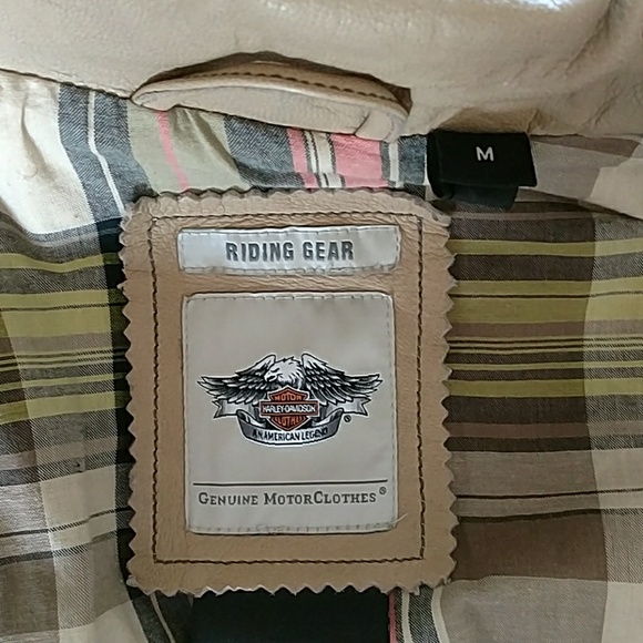 Harley leather riding jacket - Picture 2 of 5