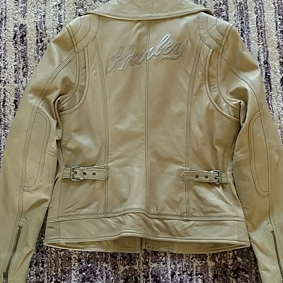 Harley leather riding jacket - Picture 4 of 5