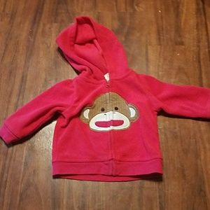 !Monkey Face Red Sweater