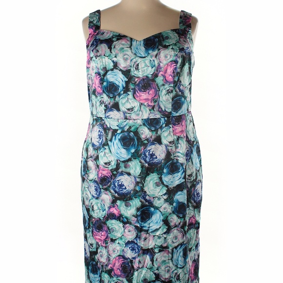 Simply Be Dresses & Skirts - 28w Simply Be Blue Rose retro pin up dress