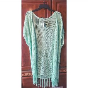 Mint Green Cardigan Large NEW