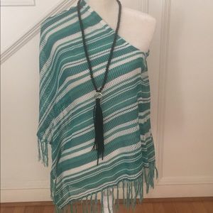 Striped Poncho