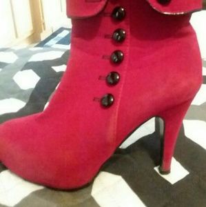 Crape myrtle high heel boots