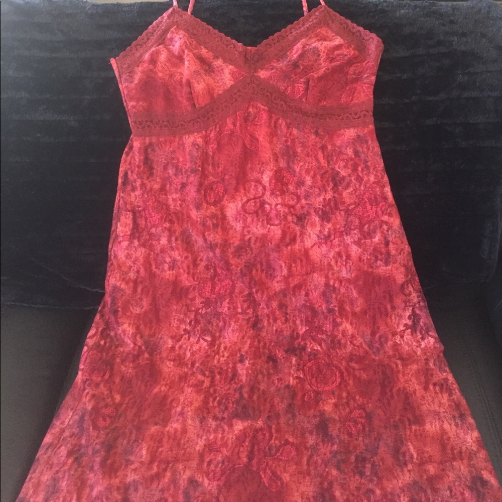 Sexy Lacy Spaghetti Strap Dress Size 14 (Stretch)