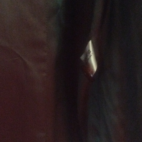 Rust Orange Double Breasted Wool Car Coat - Picture 8 of 8