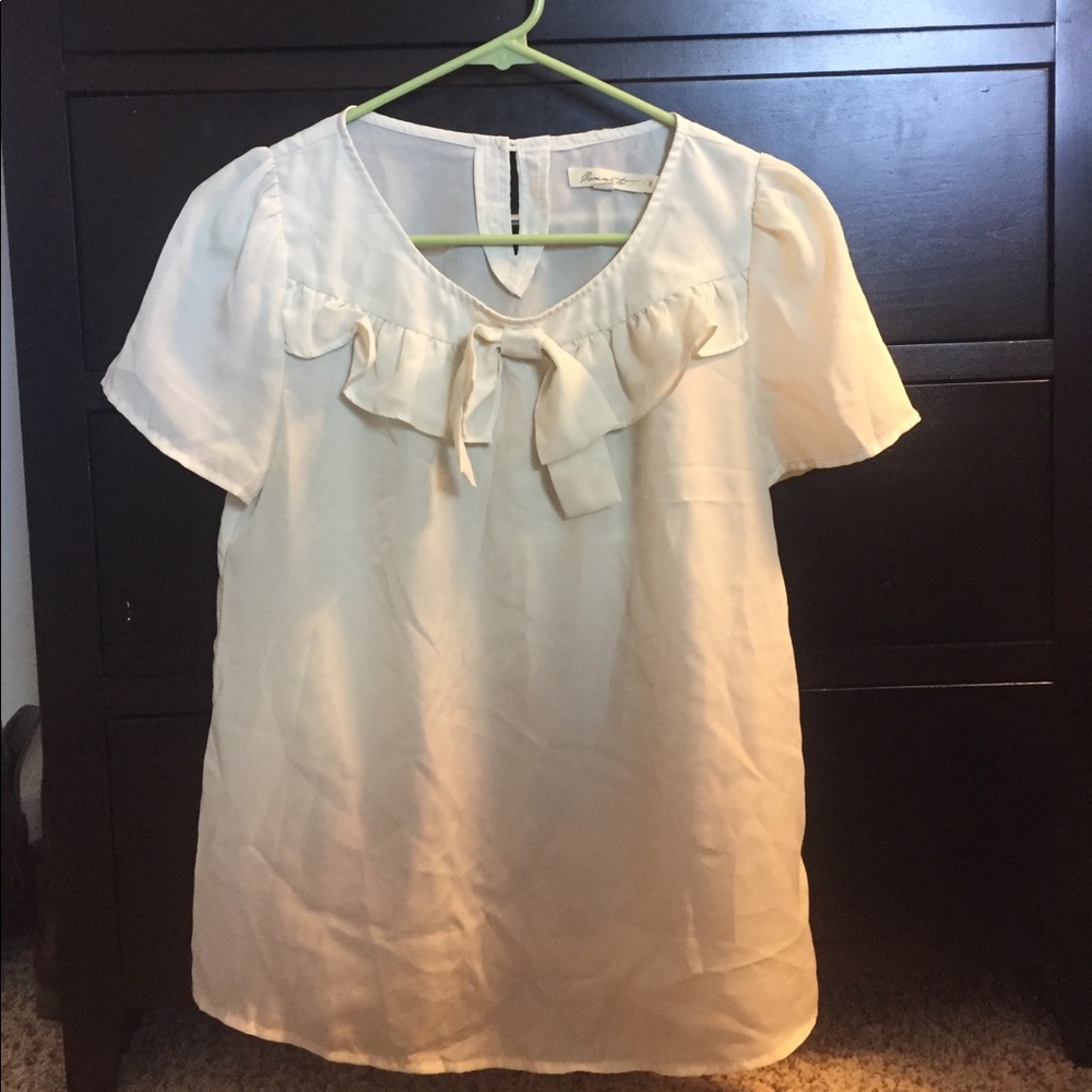 White Sheer Blouse from a boutique