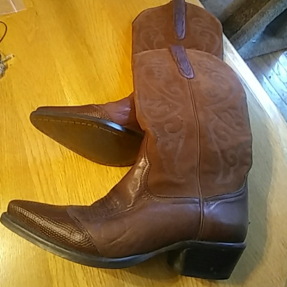 Genuine Leather Cowboy Boots