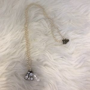 J crew pearl and diamonds necklace