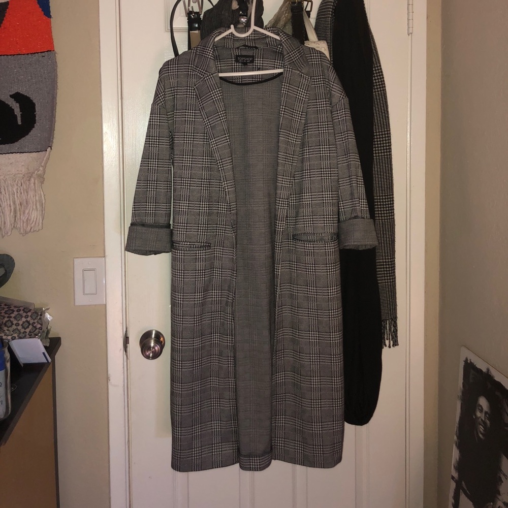 Topshop long light coat