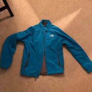 Blue north face jacket