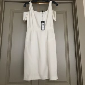 BCBG off-white/cream dress