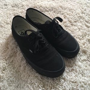 Black Vans!