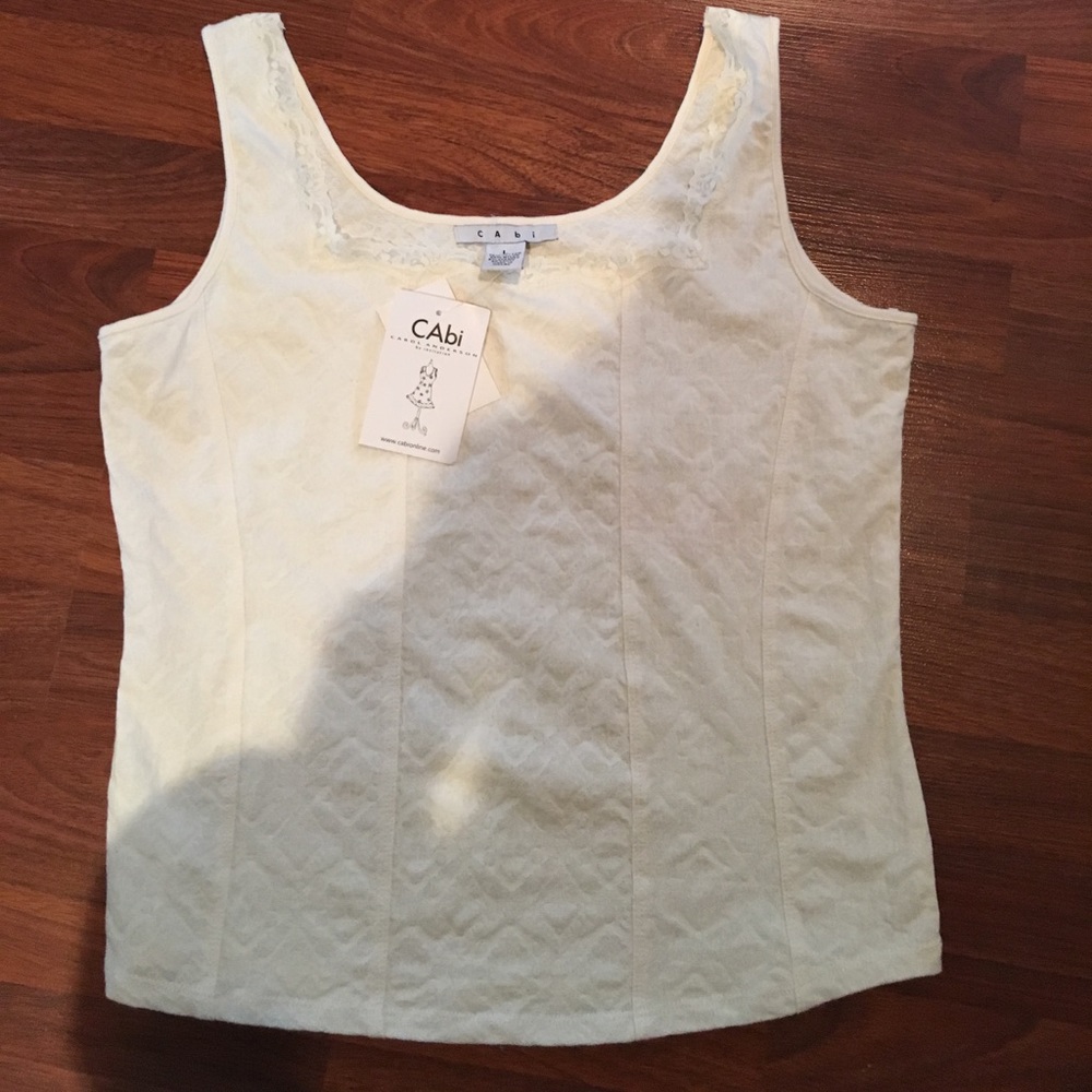 Brand New Off White Cabi tank