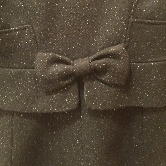 Jessica Simpson Black Gold Sparkles Coat Sz 10-12 - Picture 3 of 3