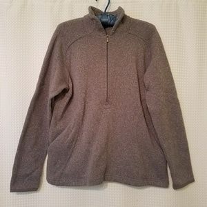 Lands' End Half Zip Fleece-lined Pullover