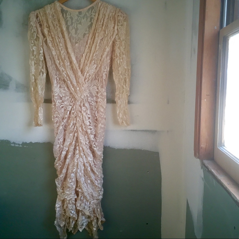 Gorgeous Vintage Lace Mermaid Dress