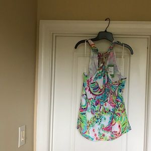 NWT Lilly Pulitzer halter blouse