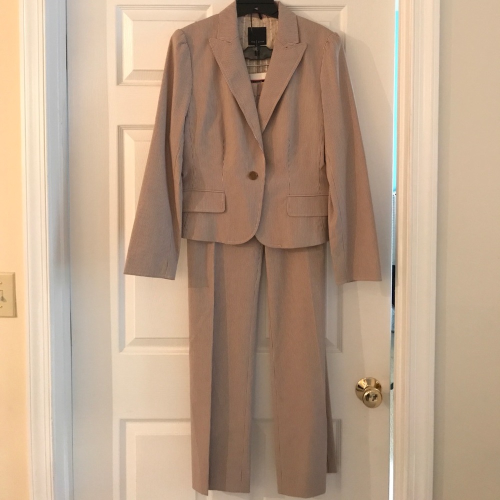 The Limited Pinstripe Suit