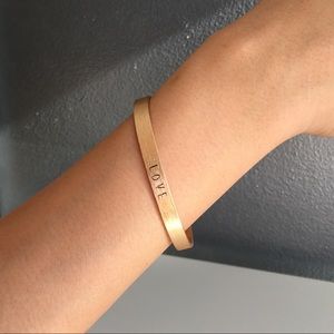 ❤️ Etched LOVE Accent Cuff ❤️ ❤️ Etched LOVE Accent Cuff ❤️
