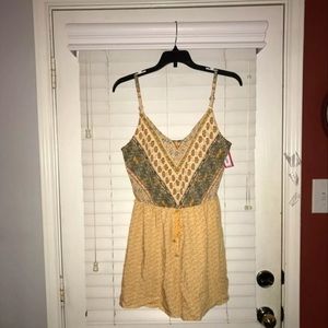 Yellow romper