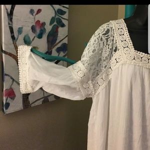 Lane Bryant white beachy dress size 14/16