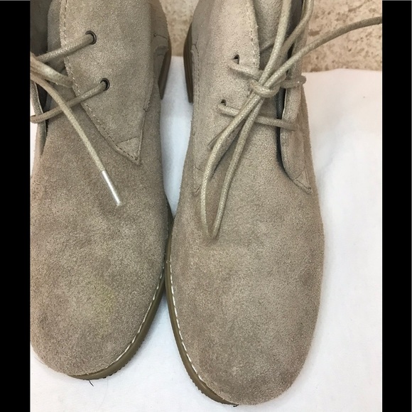 Franco Sarto Suede tie up booties - Picture 6 of 7