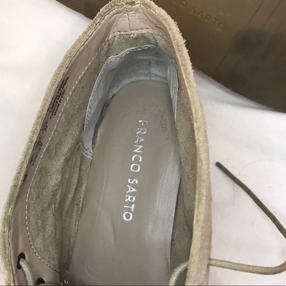 Franco Sarto Suede tie up booties - Picture 7 of 7