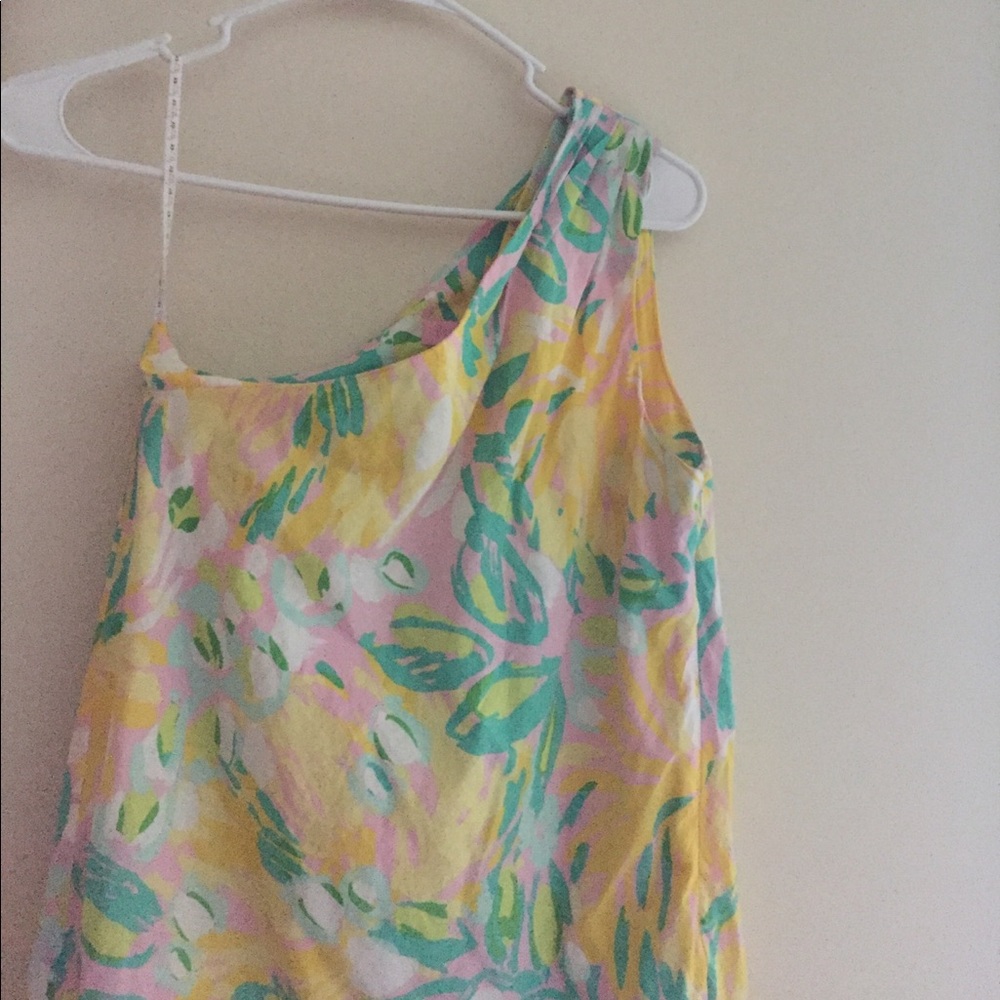 Lilly Pulitzer one shoulder dress