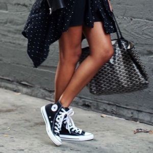 EUC Black Hightop Converse!!!
