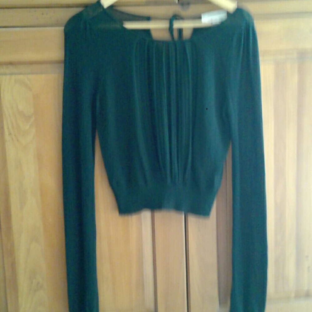 Long knitted blouse