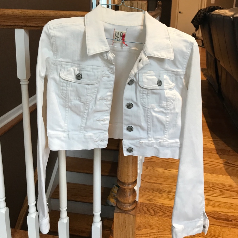 White Jean jacket