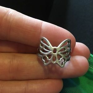 🦋Sterling silver butterfly ring.🦋