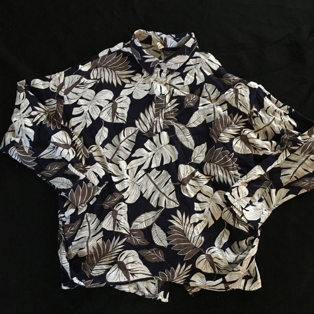 Brick BPMF Floral Blouse Woman's Medium NWT