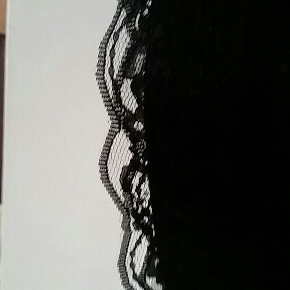 Womens black blouse - Picture 3 of 4