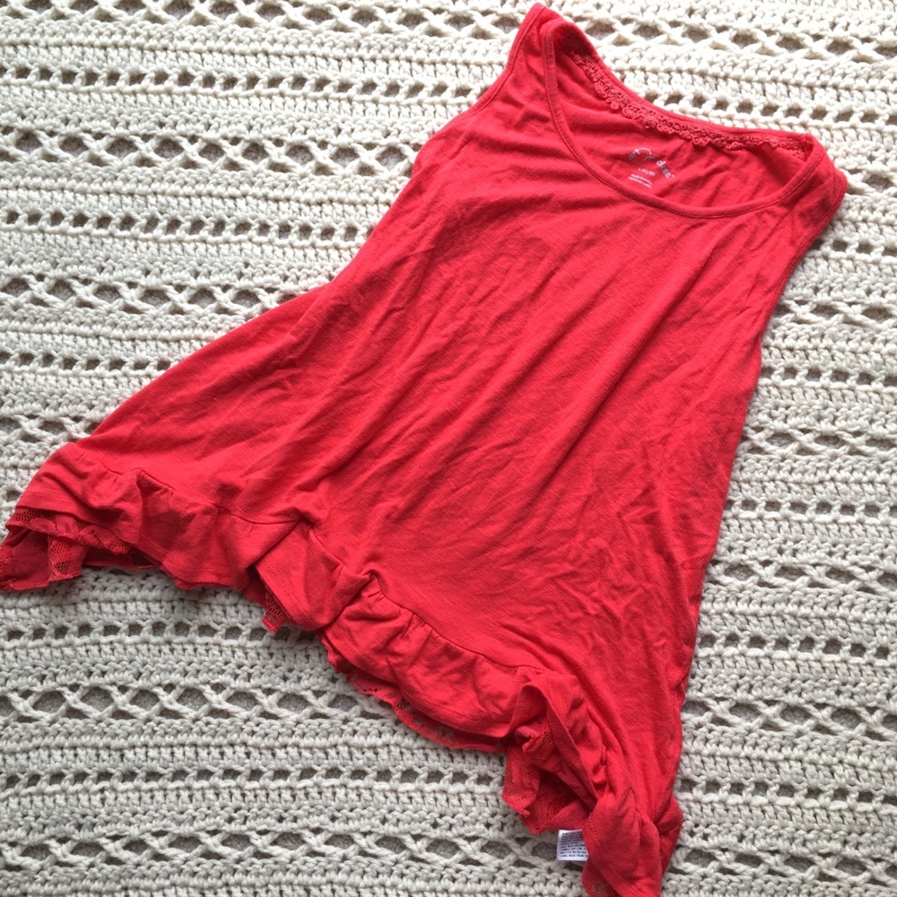 ❌SOLD❌ 🎀 Fashionista Red Top 🎀
