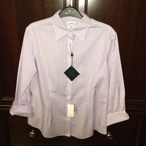 Lavender Checkered Button Down