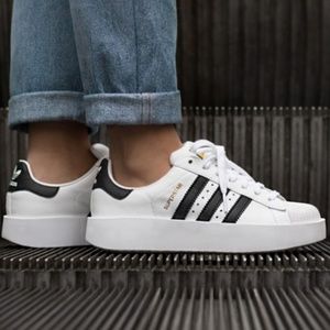 Adidas Superstar Bold Platform Lace Up Sneakers