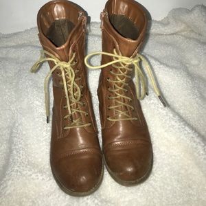 Cute Brown Combat Boots!