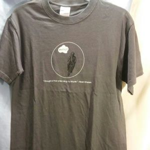Albert Einstein bike quote logo t-shirt