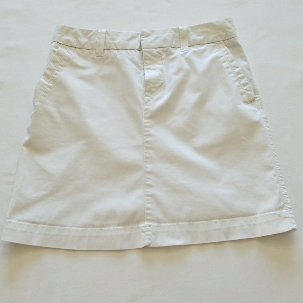 White Merona Mini Skirt From Target