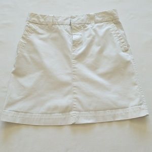 White Merona Mini Skirt From Target