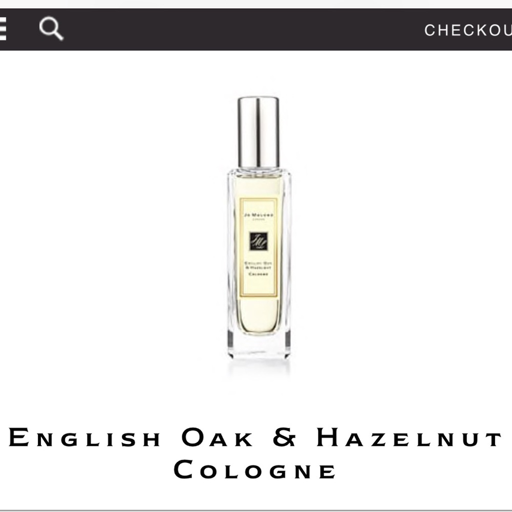 Jo Malone, English Oak & Hazelnut Cologne 1oz