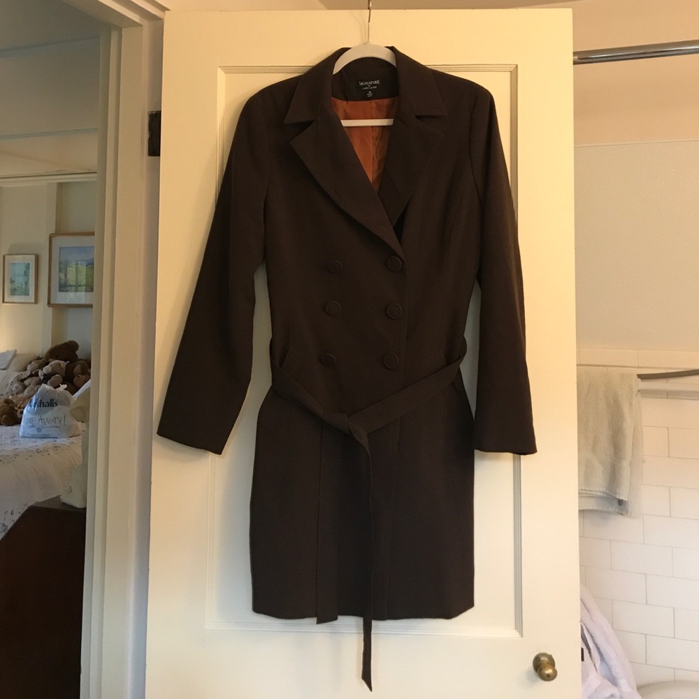 Women’s Brown Pea Coat
