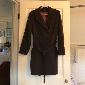 Women’s Brown Pea Coat