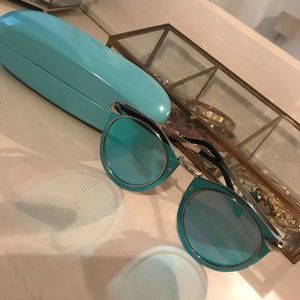 Light blue sunglasses