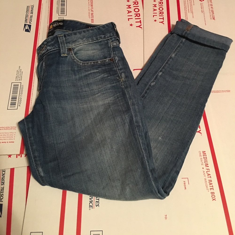 Lucky Brand Cuffed Lola Skinny Jeans